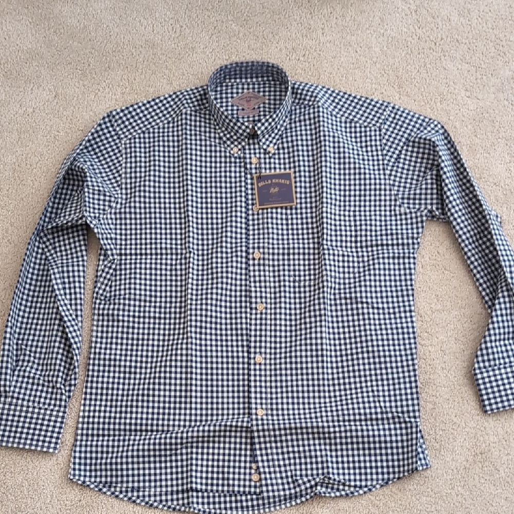 (Final Price)Blue Bills Khakis Casual Button Down Shirt